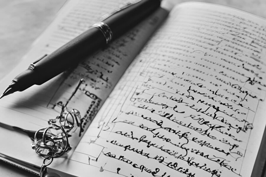 From journaling to automatic writing - The healing power of the written word bypassing the filters and limitations of conscious thought.