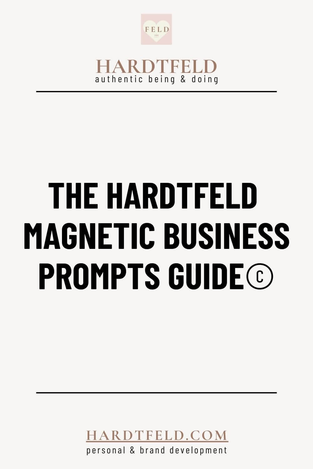 Hardtfeld Magnetic Business Prompt Guide Pin